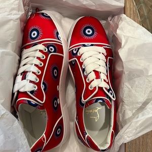 Christian Boutouin Evil eye sneakers